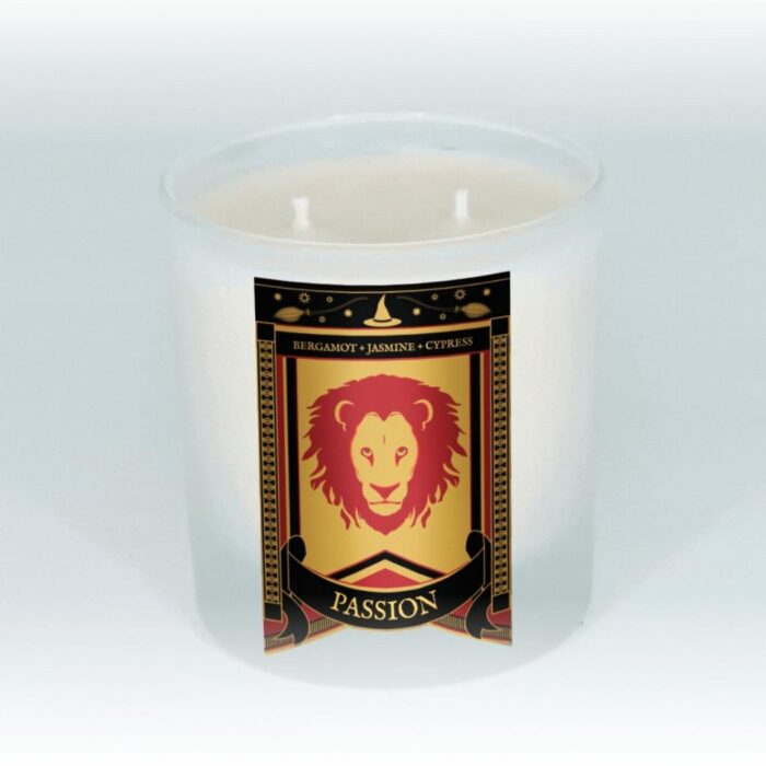 red candle, 8oz