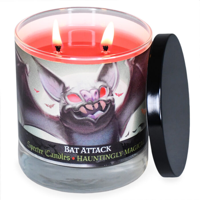 Spectre Bat Attack Candle
