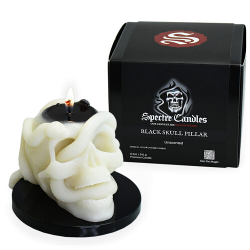 Spectre Skull Pillar Black, Lit, with box
